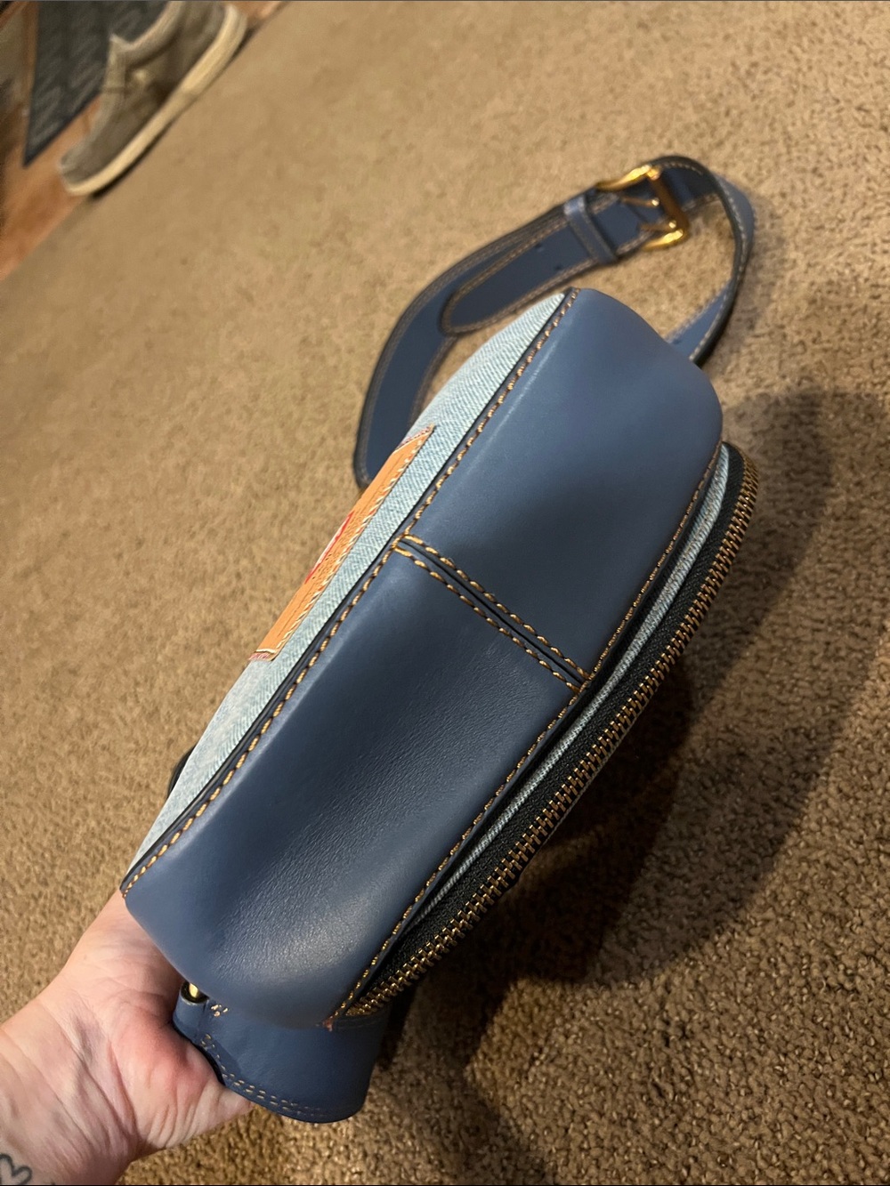 Marc Jacob Nomad Crossbody Denim Bag denim Jean **see pictures - Picture 8 of 16